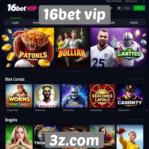 Oferta de jogos disponíveis na plataforma 16bet vip