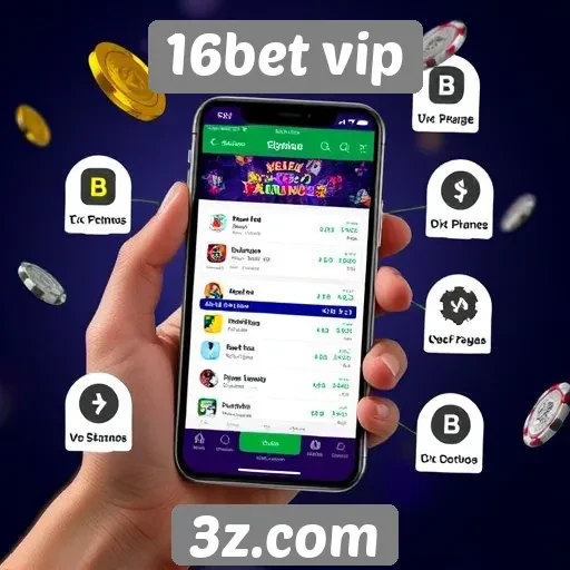 Funcionalidades do aplicativo 16bet vip para mobile